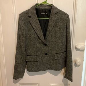NWOT  7th Avenue New York & Company Women’s Suit Jacket Blazer Heather Grey Sz 8